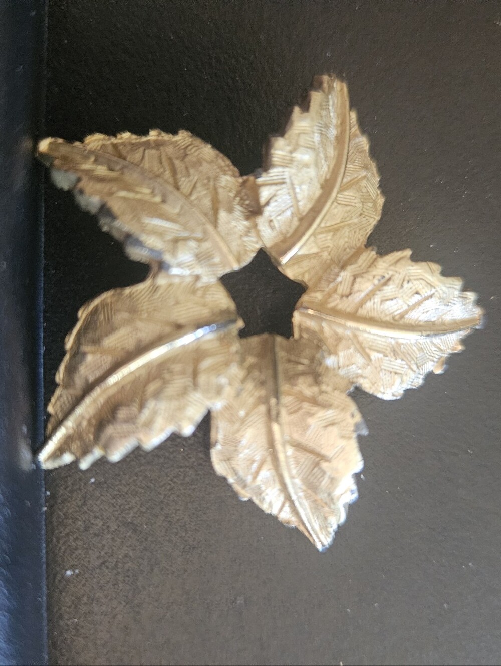 Vintage Leaf Brooch